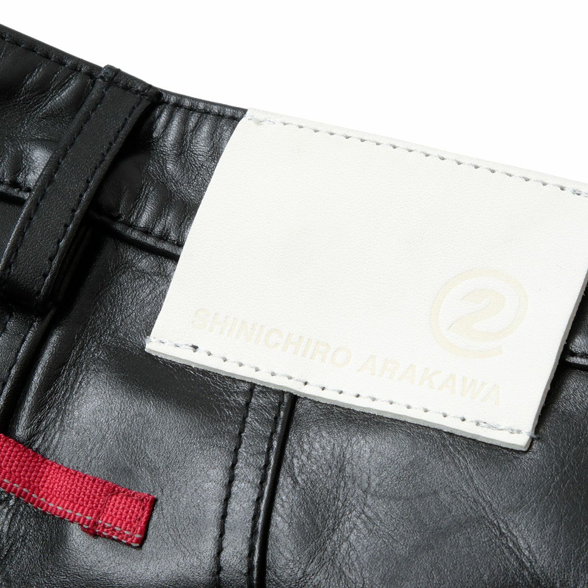 SHINICHIRO ARAKAWA｜スクード｜レザー｜ブラック