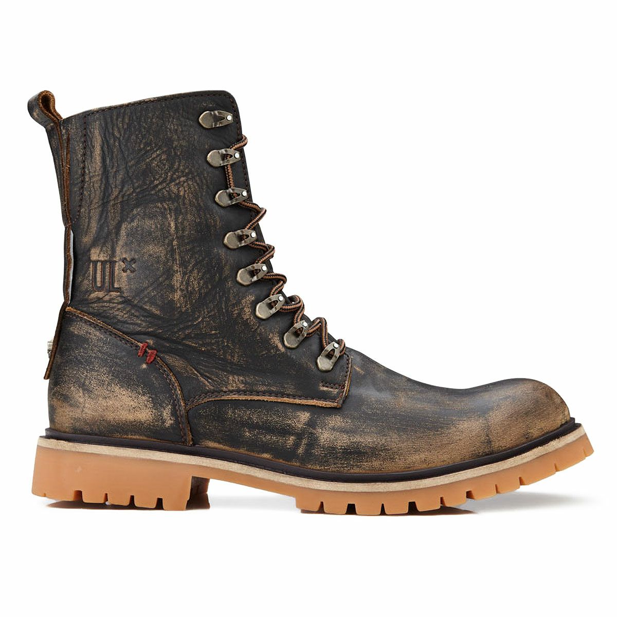 UMBERTO x LUCE｜デューン バイカーブーツ｜ブーツタイプ｜ダークブラウン