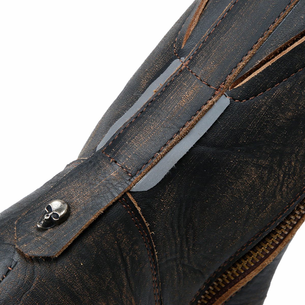 UMBERTO x LUCE｜デューン バイカーブーツ｜ブーツタイプ｜ダークブラウン