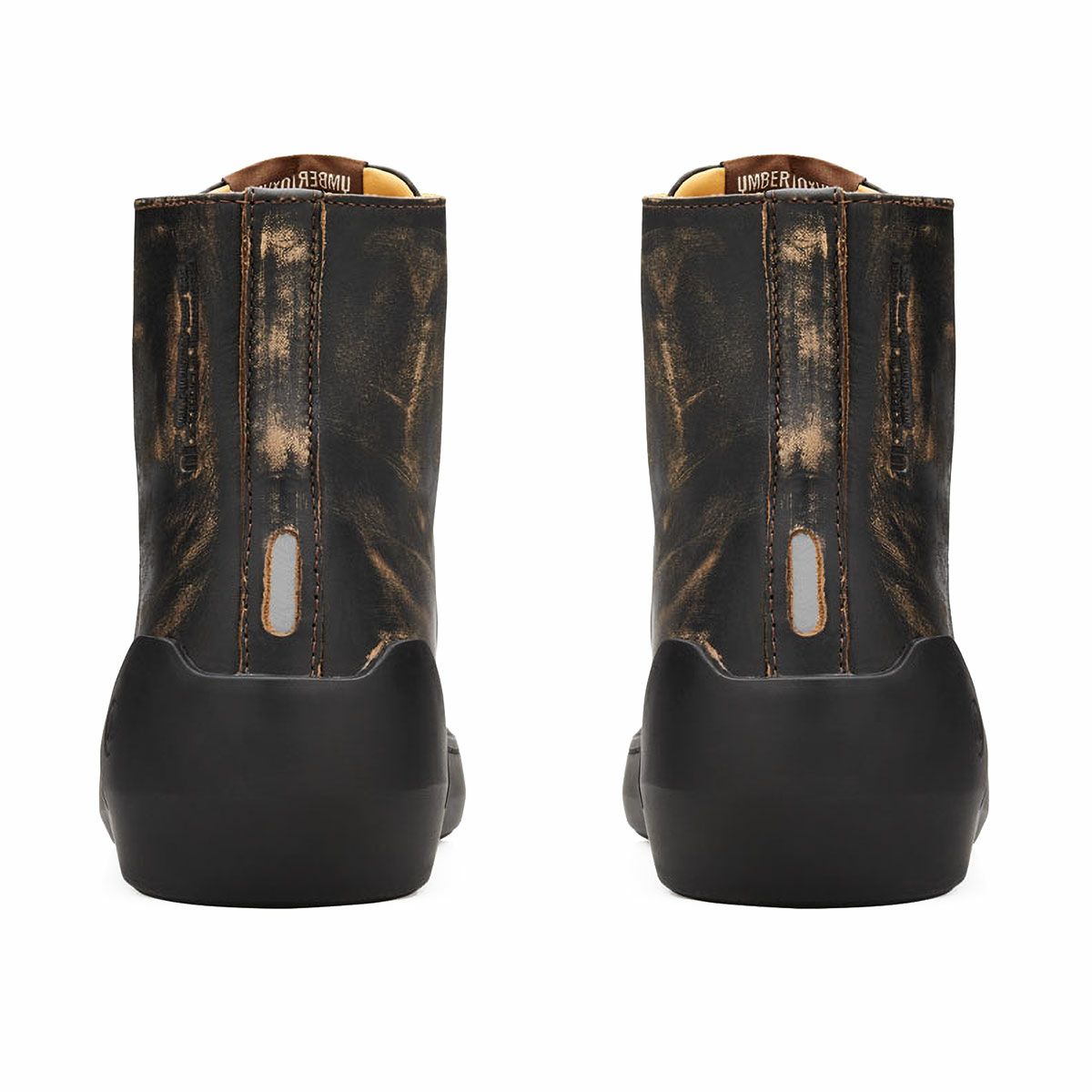 UMBERTO x LUCE｜グース バイカー スニーカー｜スニーカータイプ｜ダークブラウン