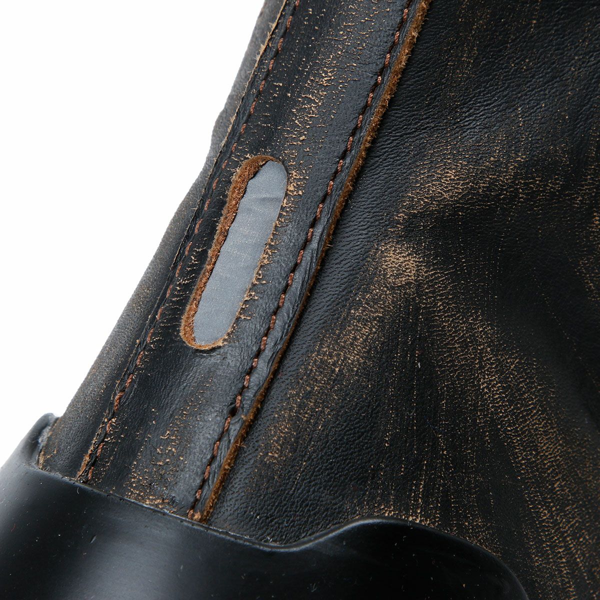 UMBERTO x LUCE｜グース バイカー スニーカー｜スニーカータイプ｜ダークブラウン