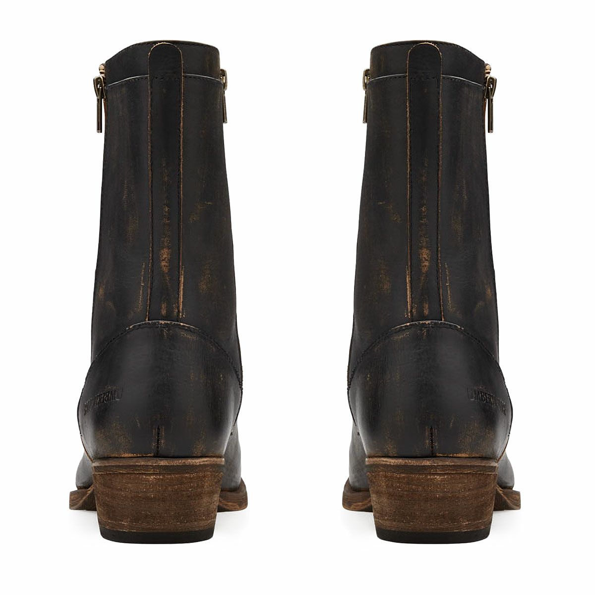 UMBERTO x LUCE｜ラッサー カウボーイ ブーツ｜ブーツタイプ｜ダークブラウン