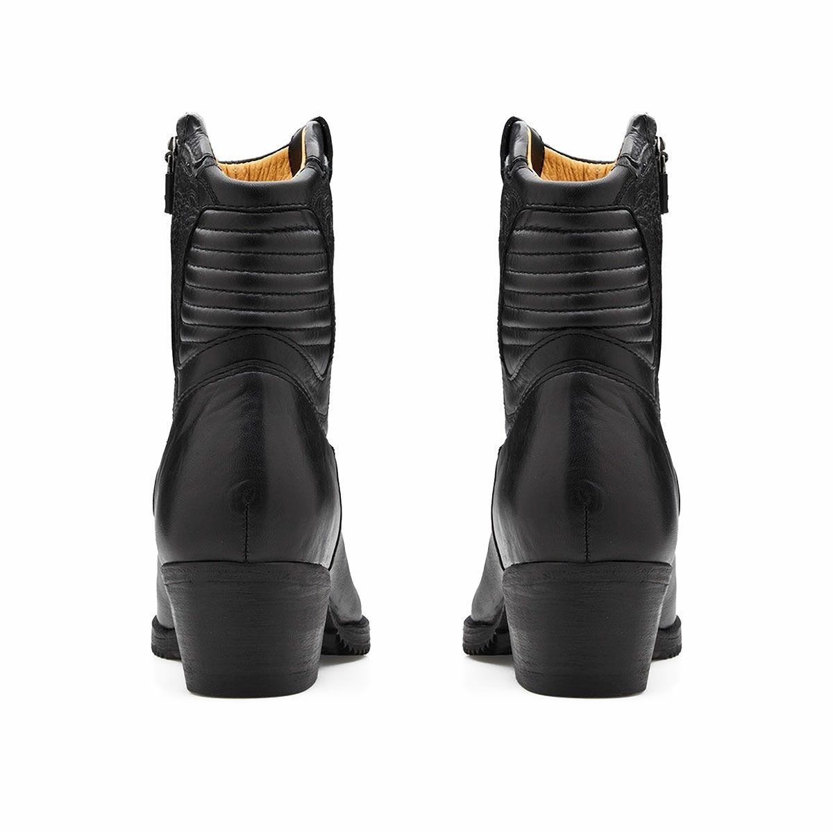 UMBERTO x LUCE｜ストリングフィールド カウボーイ レディース ブーツ｜ブーツタイプ｜ブラック