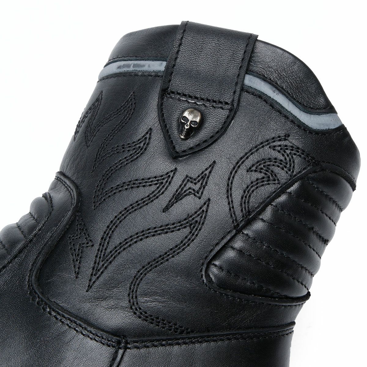 UMBERTO x LUCE｜ストリングフィールド カウボーイ レディース ブーツ｜ブーツタイプ｜ブラック