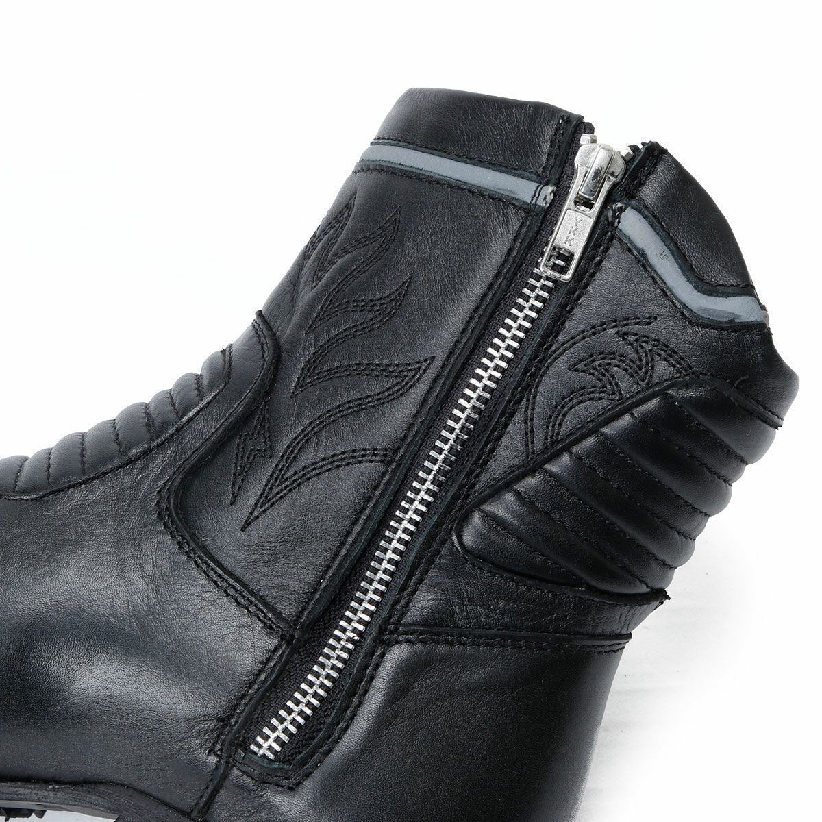 UMBERTO x LUCE｜ストリングフィールド カウボーイ レディース ブーツ｜ブーツタイプ｜ブラック