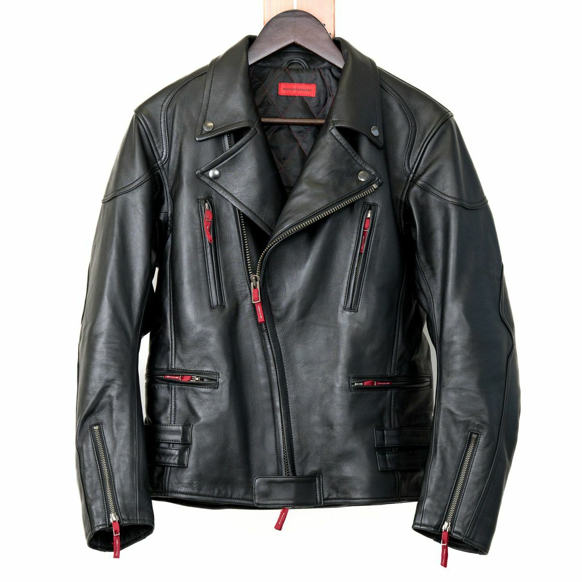 SHINICHIRO ARAKAWA｜ラムレザーダブルライダース｜レザー｜ブラック