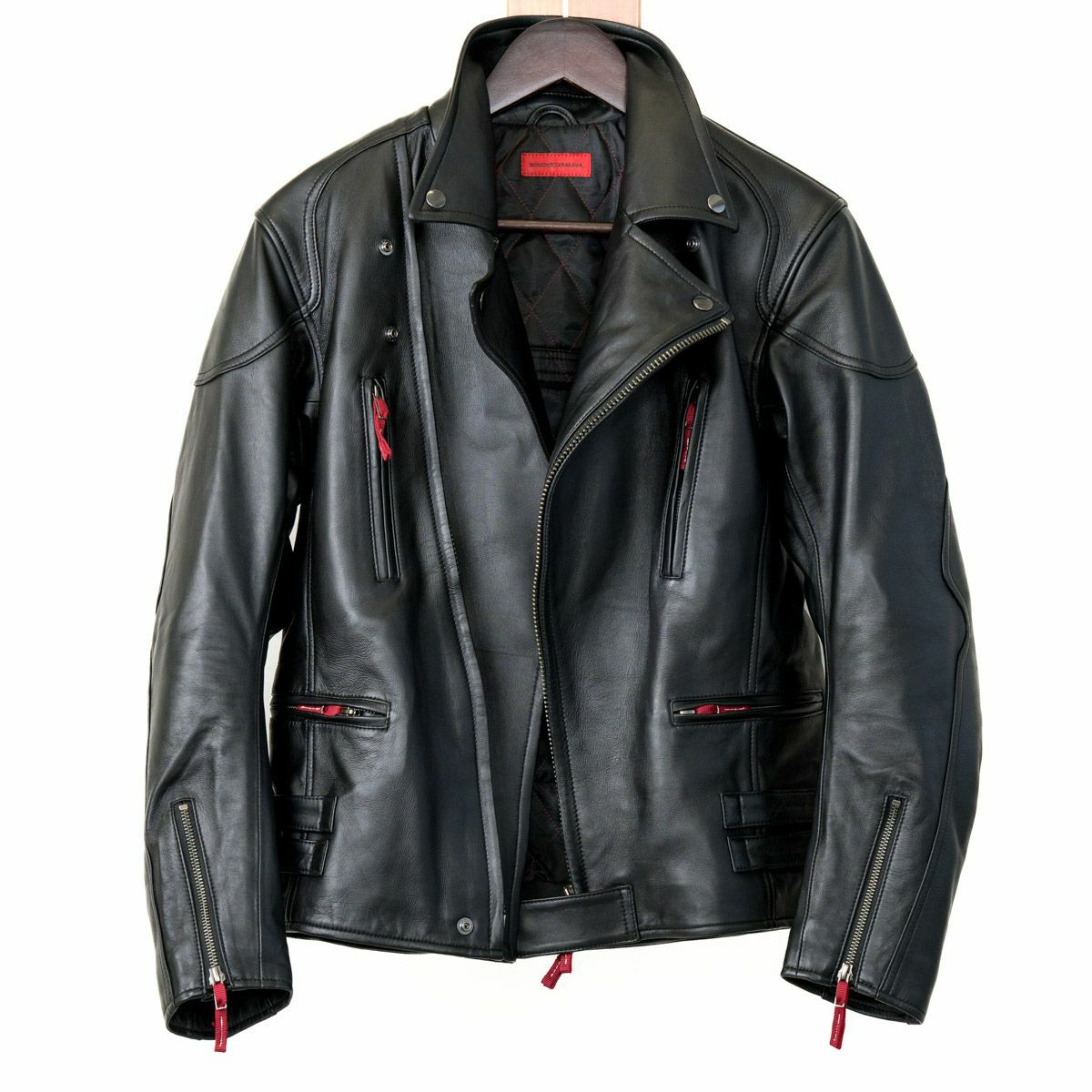 SHINICHIRO ARAKAWA｜ラムレザーダブルライダース｜レザー｜ブラック