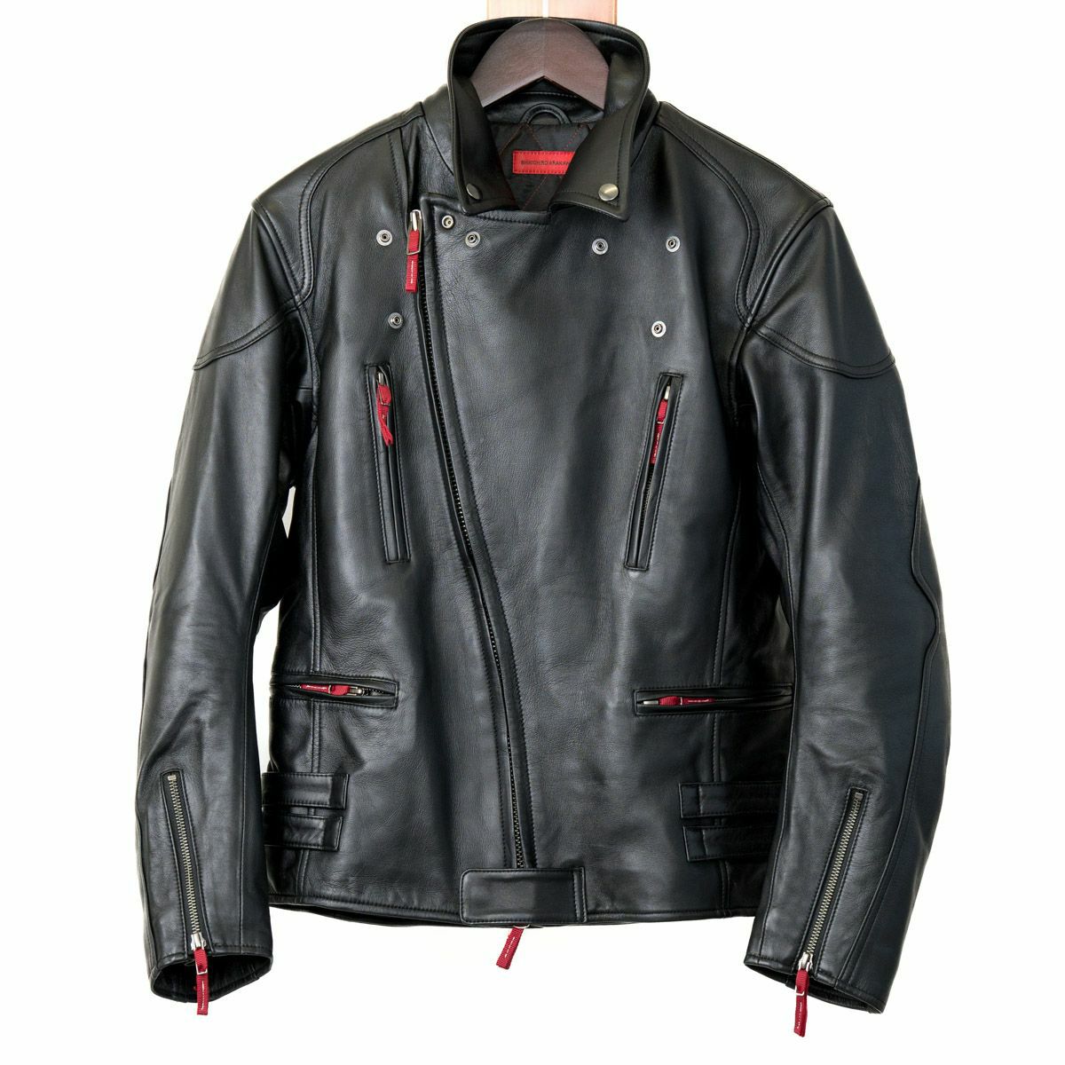 SHINICHIRO ARAKAWA｜ラムレザーダブルライダース｜レザー｜ブラック