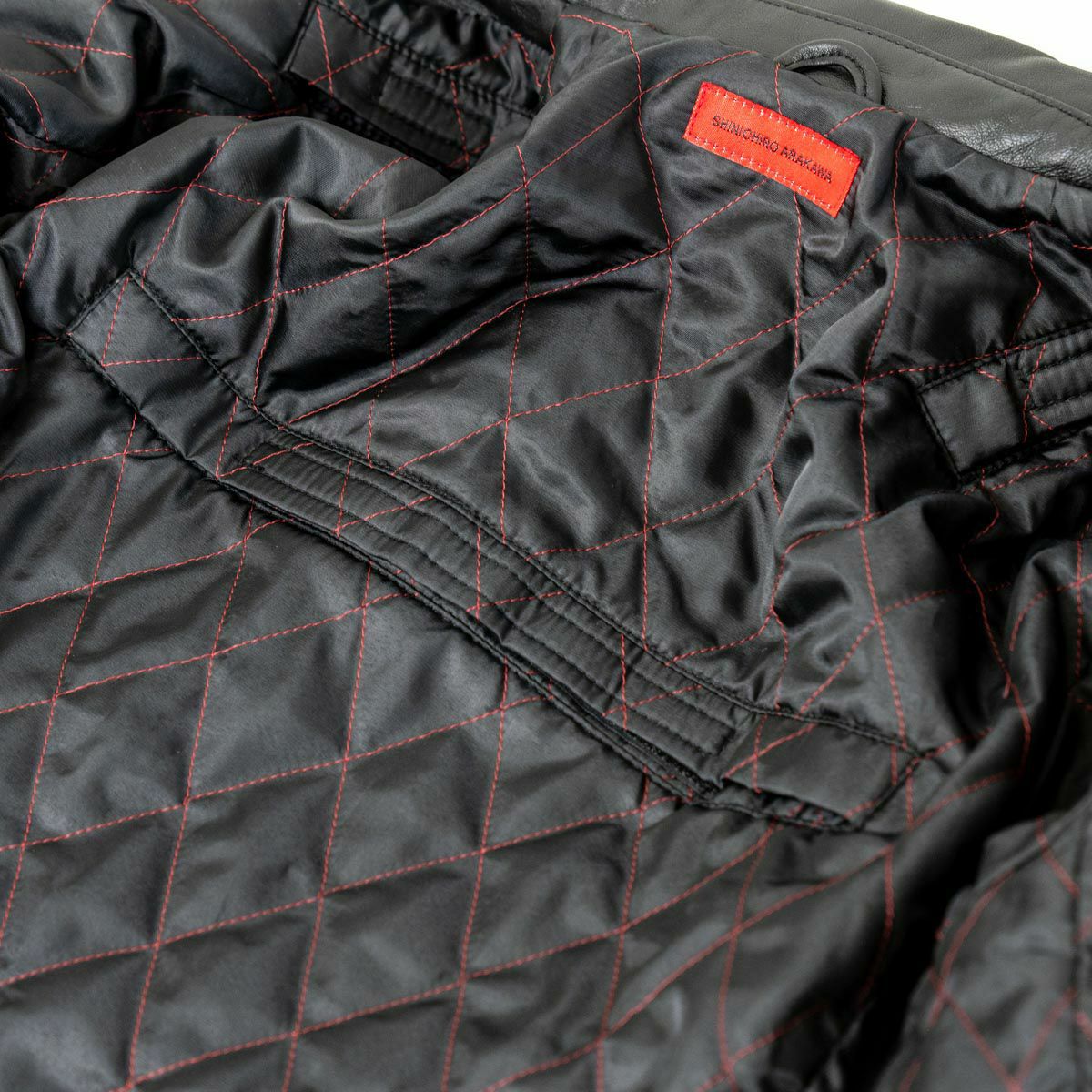 SHINICHIRO ARAKAWA｜ラムレザーダブルライダース｜レザー｜ブラック