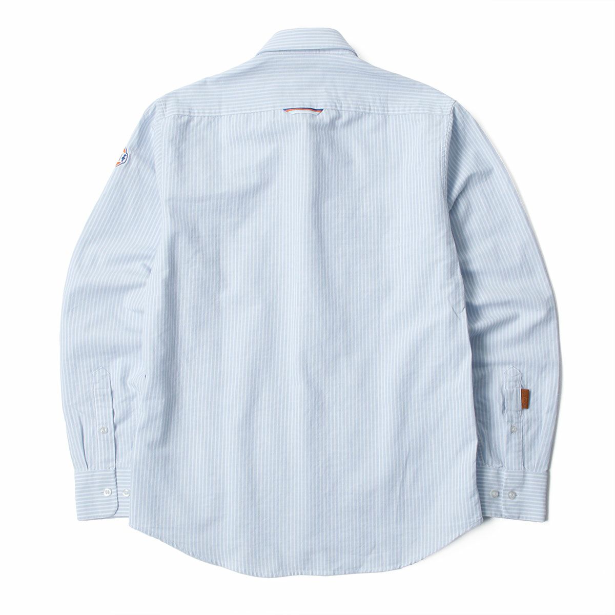 GULF｜ガルフ クラシック ストライプ シャツ｜ライトブルー