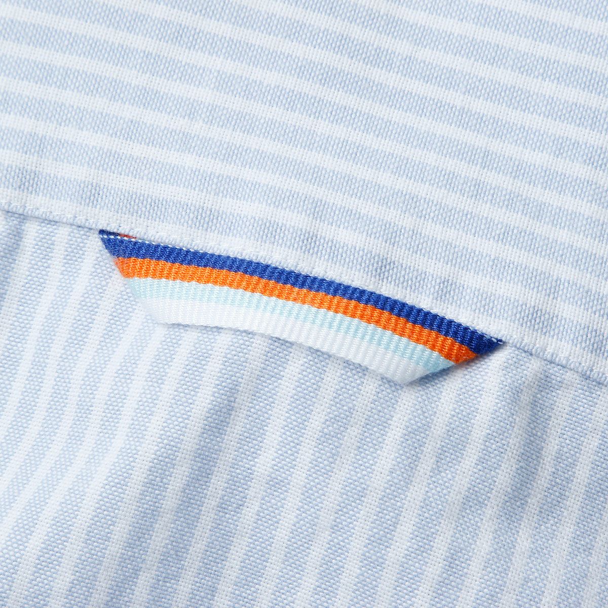 GULF｜ガルフ クラシック ストライプ シャツ｜ライトブルー