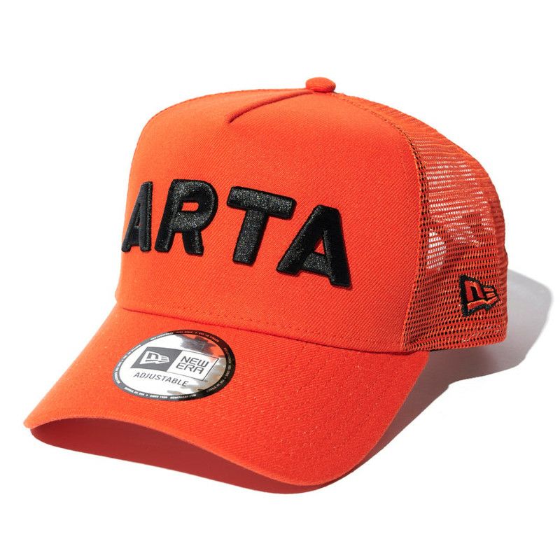ARTA｜ニューエラ ナインフォーティ ARTA A-Frame トラッカー｜帽子｜オレンジ×ブラック