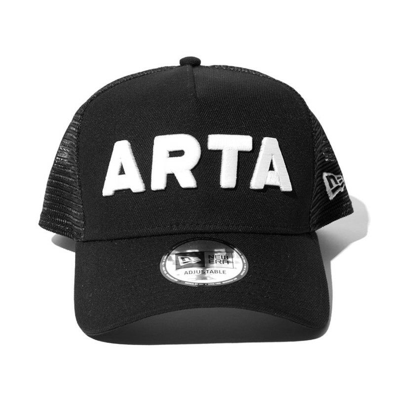 ARTA｜ニューエラ ナインフォーティ ARTA A-Frame トラッカー｜帽子｜ブラック×ホワイト