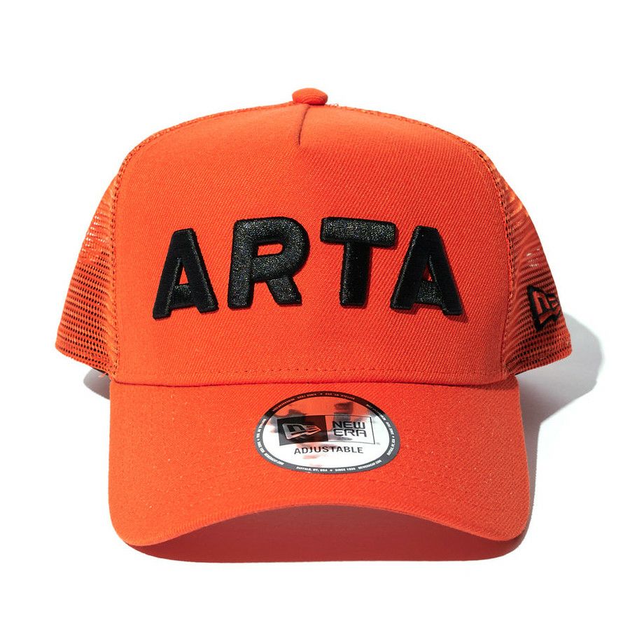 ARTA｜ニューエラ ナインフォーティ ARTA A-Frame トラッカー｜帽子｜オレンジ×ブラック