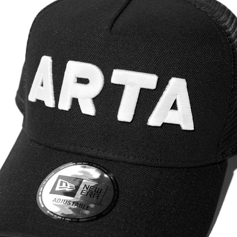 ARTA｜ニューエラ ナインフォーティ ARTA A-Frame トラッカー｜帽子｜ブラック×ホワイト
