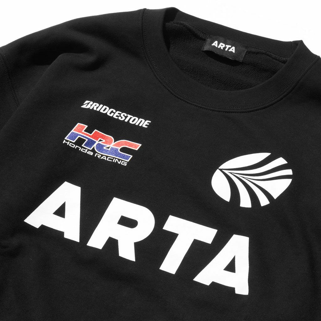 ARTA｜ARTA レプリカ ロゴ スウェット シャツ｜ブラック