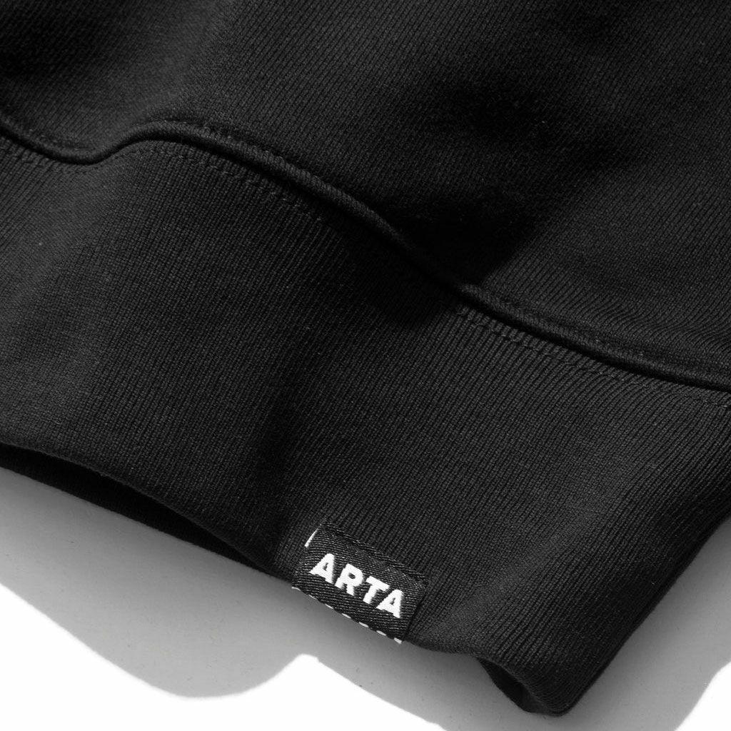 ARTA｜ARTA レプリカ ロゴ スウェット シャツ｜ブラック