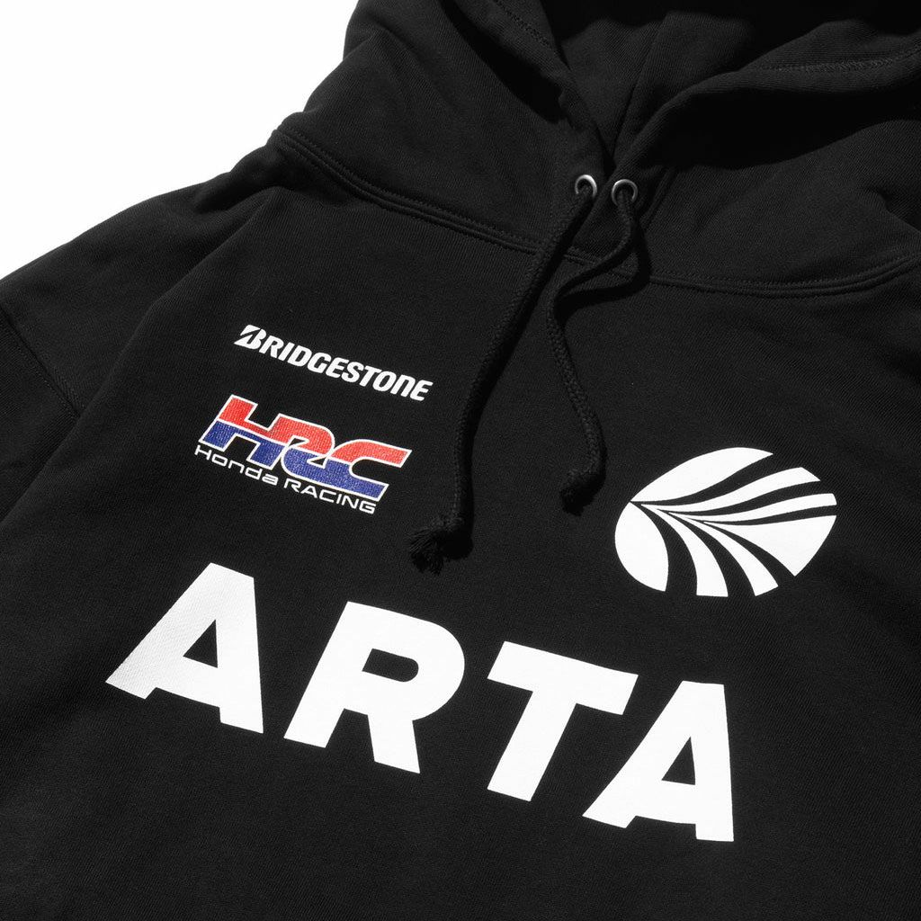 ARTA｜ARTA レプリカ ロゴ スウェット フーディ｜ブラック
