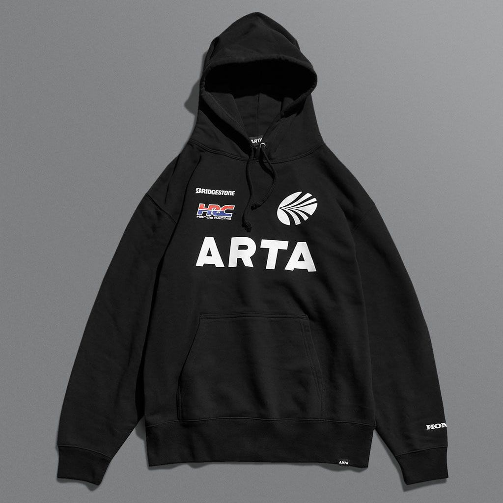 ARTA｜ARTA レプリカ ロゴ スウェット フーディ｜ブラック