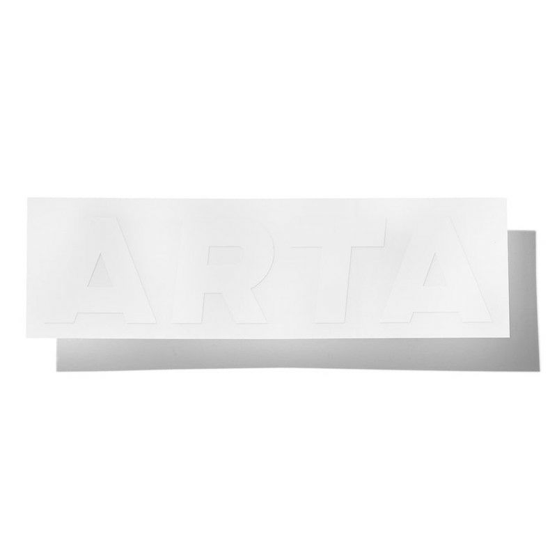ARTA｜ARTA ロゴ カッティング ステッカー｜ホワイト