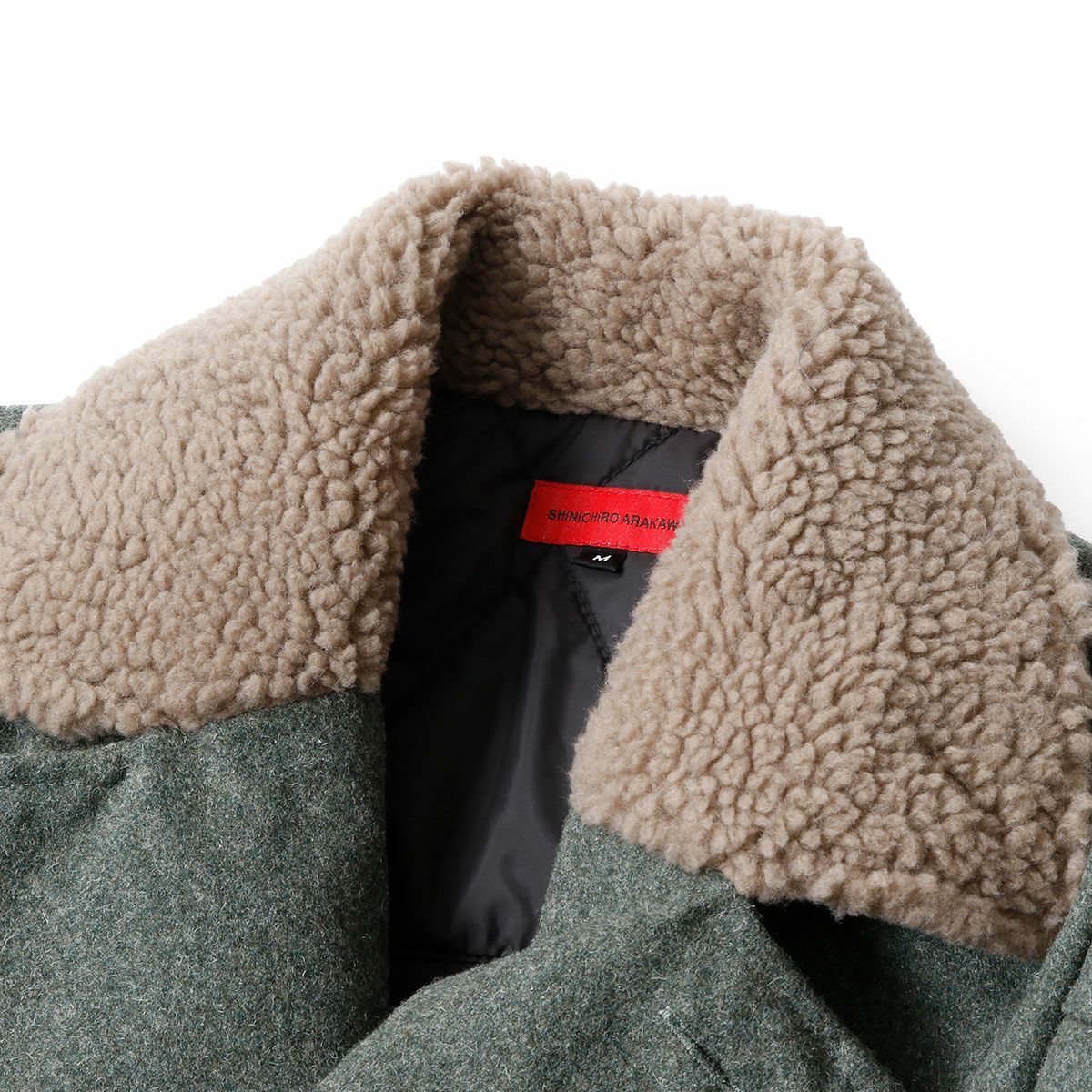 SHINICHIRO ARAKAWA｜C01R n P｜ファブリック｜グレーグリーン