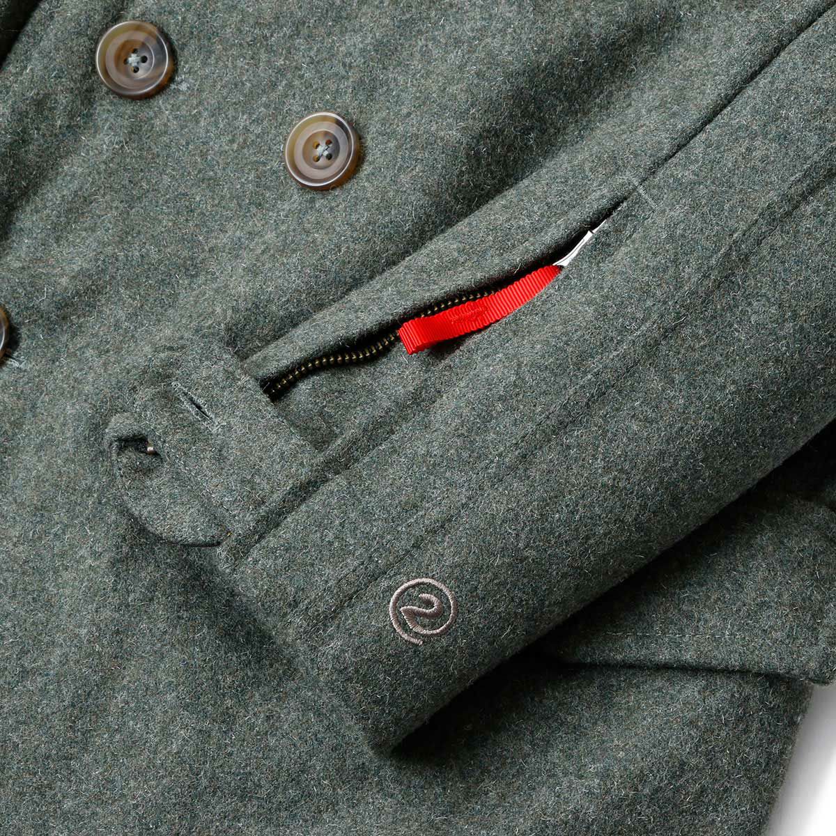 SHINICHIRO ARAKAWA｜C01R n P｜ファブリック｜グレーグリーン