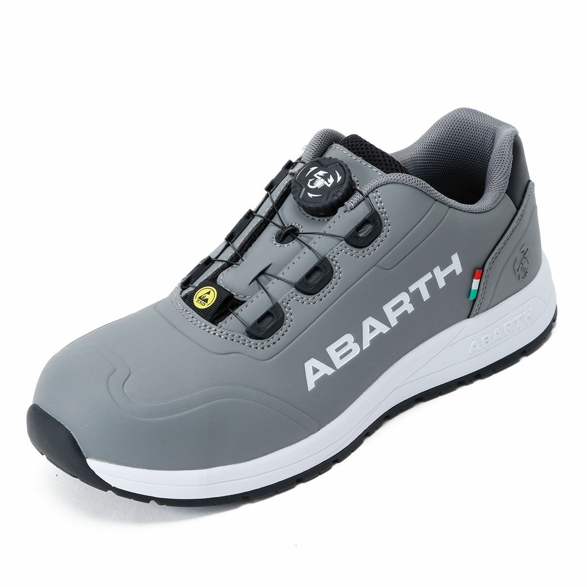 Abarth｜アバルト SCORPION BASSO セーフティ シューズ｜スニーカー｜グレー