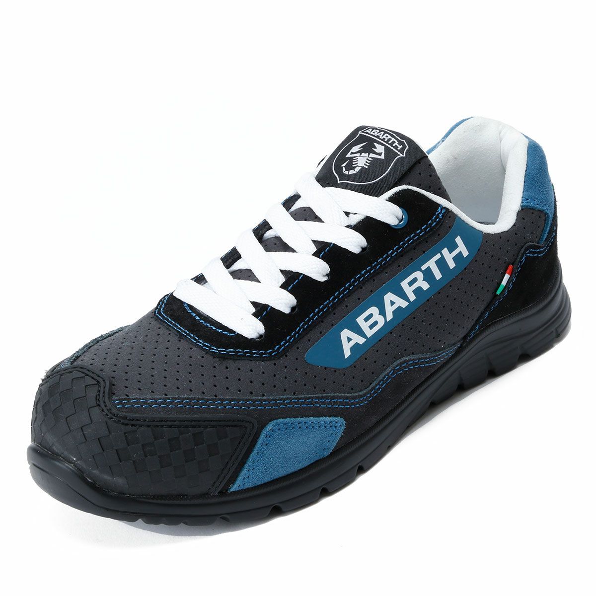 Abarth｜アバルト TRUCK セーフティ シューズ｜スニーカー|グレー×ブルー