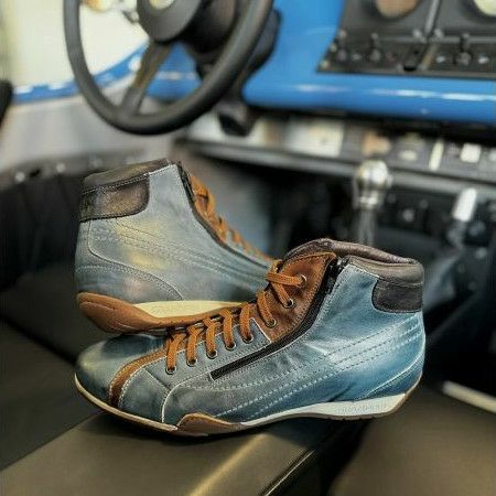 GRANDPRIX ORIGINALS｜GPO ハイトップ スニーカー モンツァ｜ インディゴ