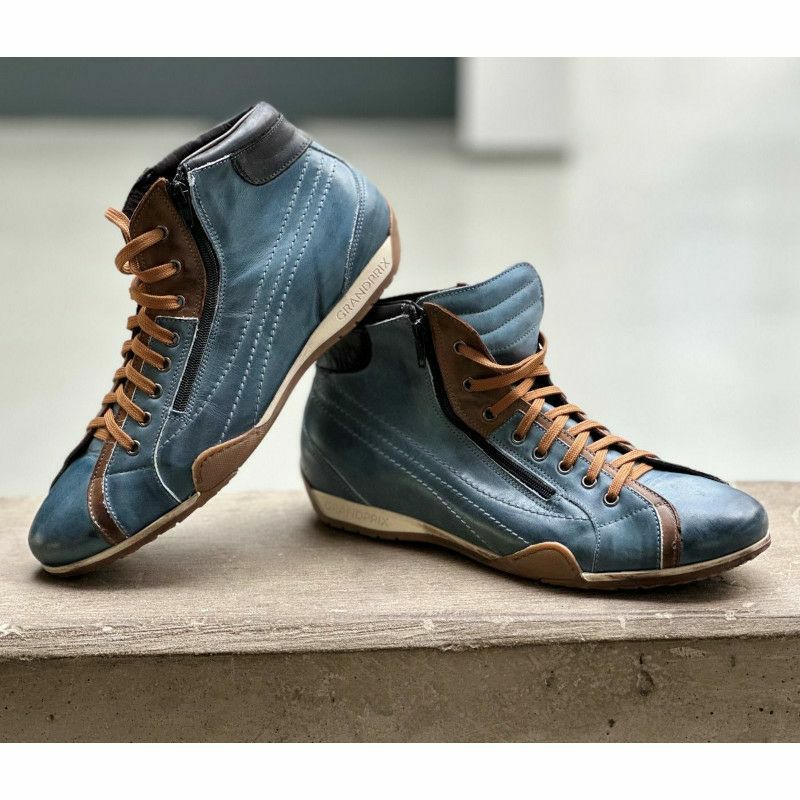 GRANDPRIX ORIGINALS｜GPO ハイトップ スニーカー モンツァ｜ インディゴ