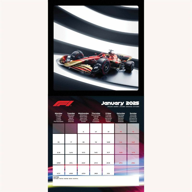 Automobilist｜F1 オフィシャル カレンダー 2025｜その他雑貨