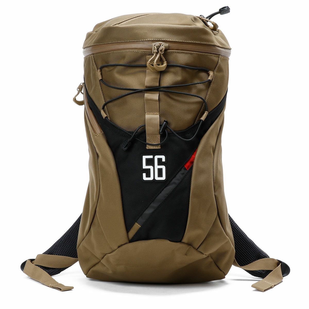 56design｜エア スルー バックパック｜バックパック｜カーキ