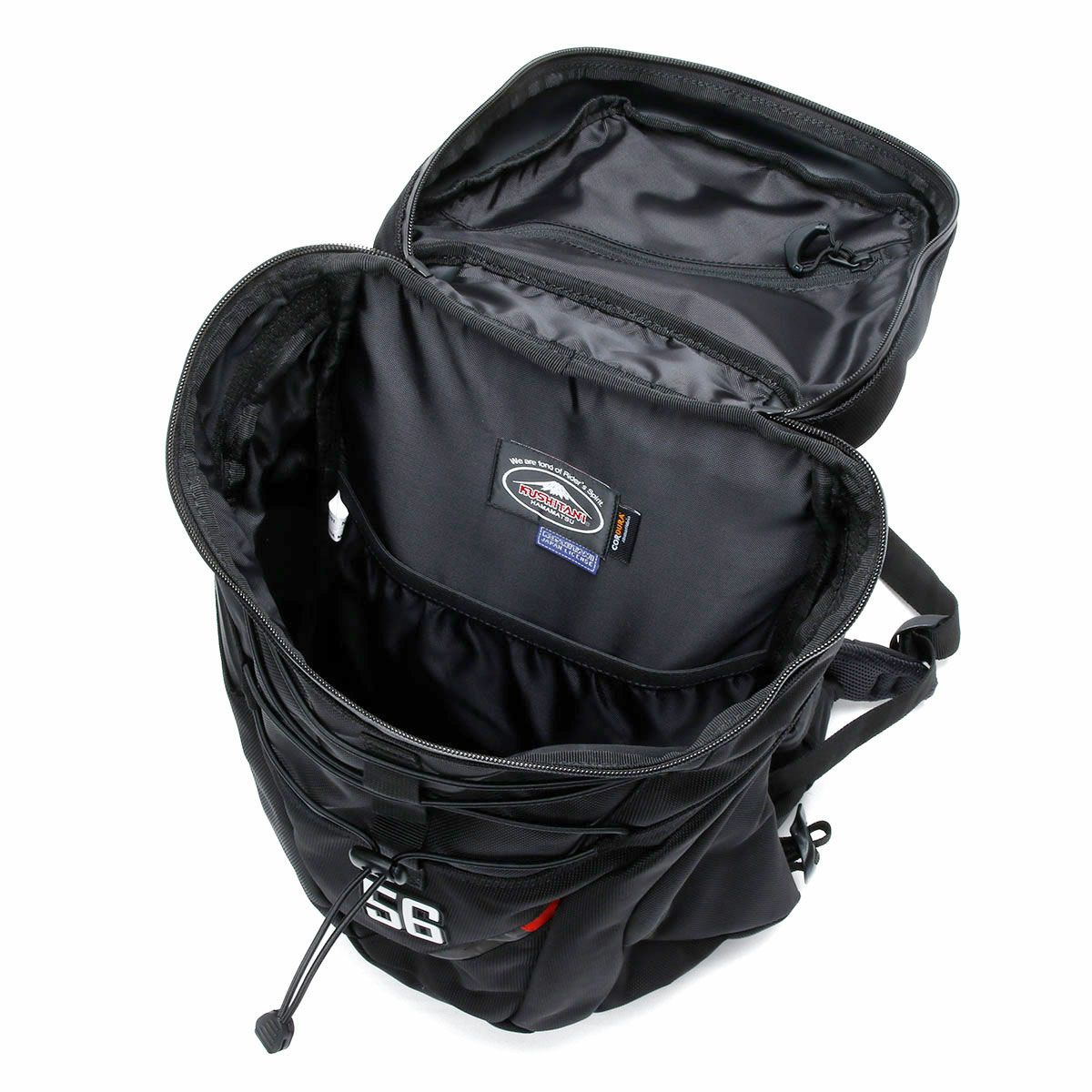 56design｜エア スルー バックパック｜ブラック