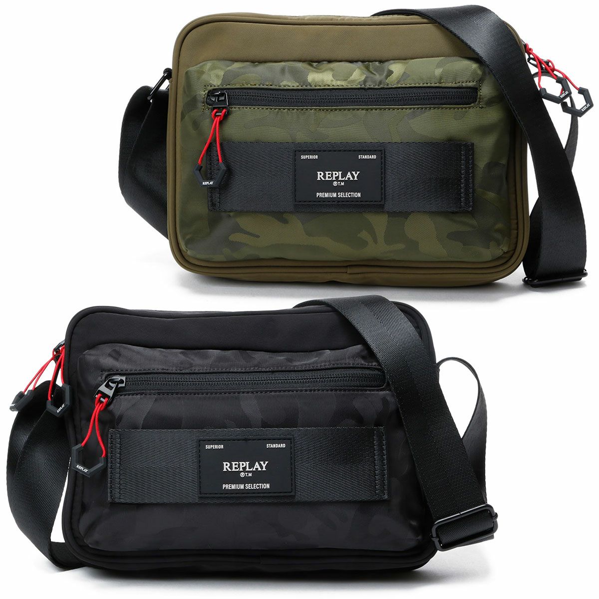 Replay｜ナイロン ショルダーバッグ｜ショルダー