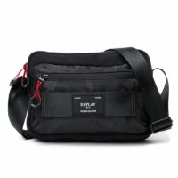 Replay｜ナイロン ショルダーバッグ｜ショルダー｜ブラック