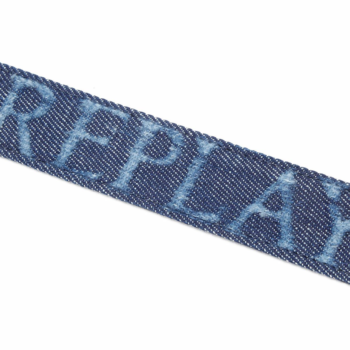 Replay｜ウォッシュ デニム ベルト｜ブルーデニム