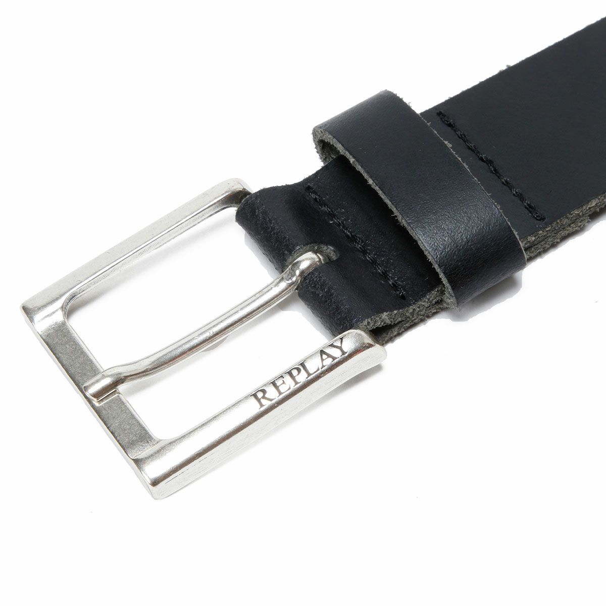 Replay｜スピリット レザー ベルト｜ブラック