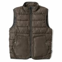 Replay｜ライト ポリ リップストップ ベスト｜マッドグリーン