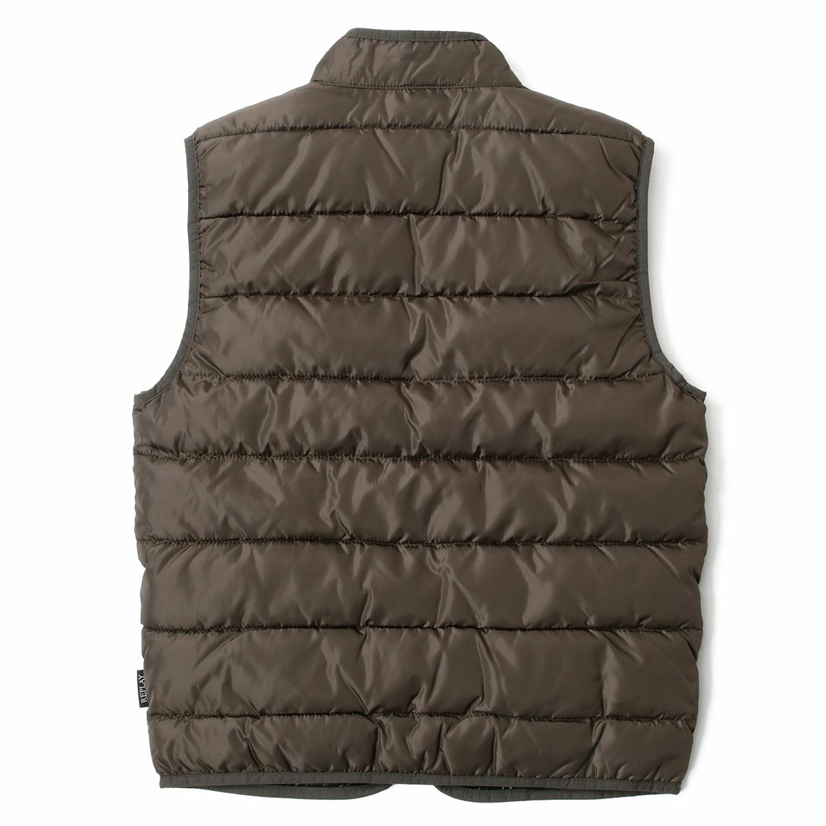 Replay｜ライト ポリ リップストップ ベスト｜マッドグリーン