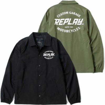 Replay｜マイクロ ポリ コーチジャケット｜ファブリック