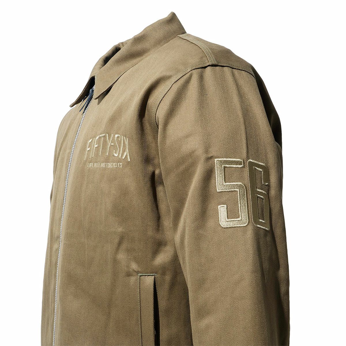 56design｜ライディング カバーオール｜ファブリック｜オリーブ