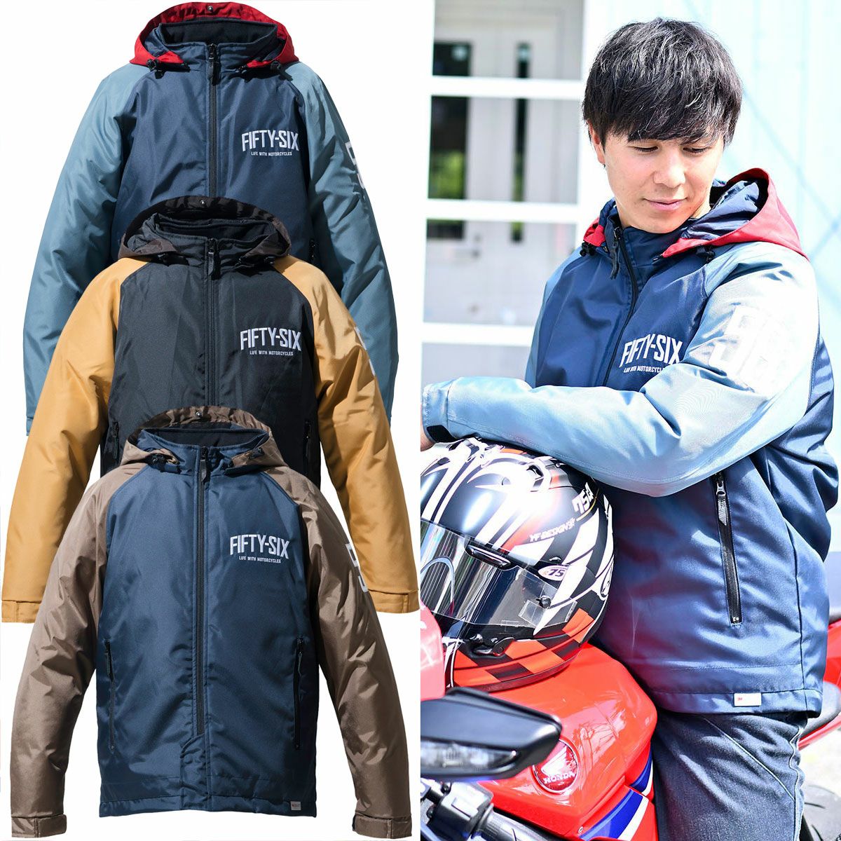 56design レザーシングルジャケット ライダース XL （56design 