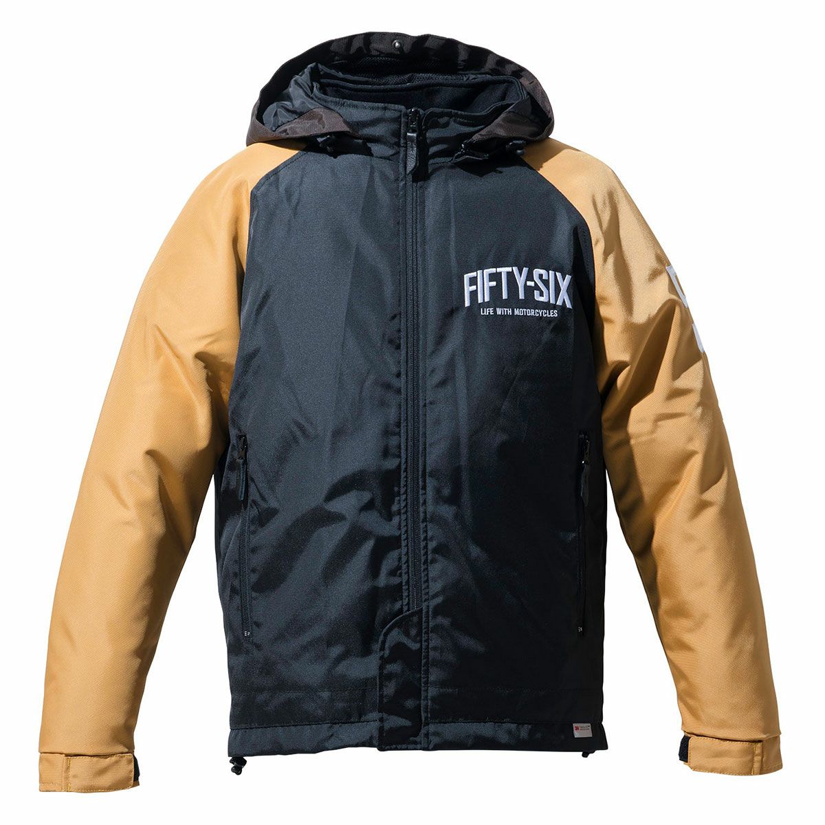 56design｜エクストラ ウォーム フーディー 2｜ファブリック｜ブラック×ゴールド