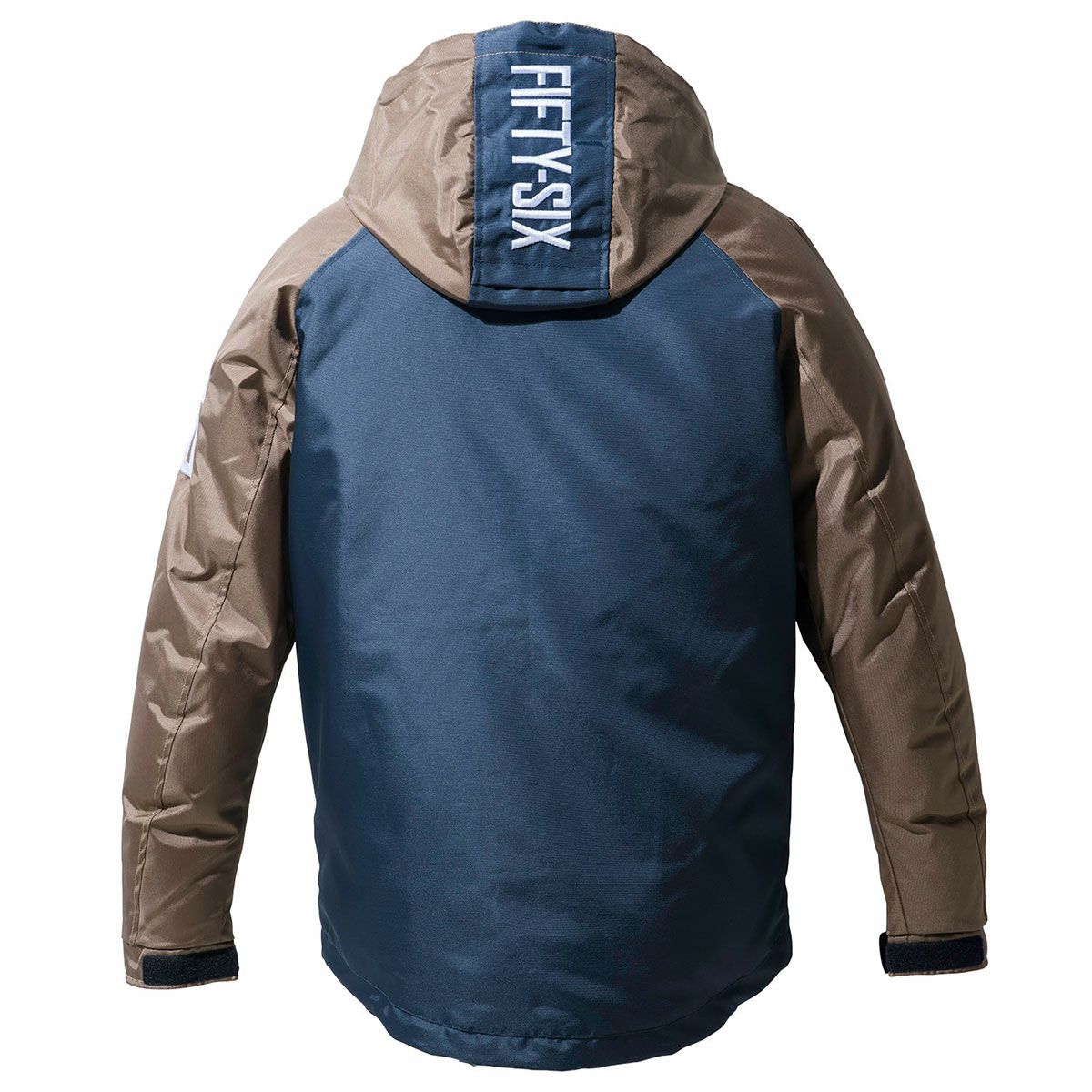 56design｜エクストラ ウォーム フーディー 2｜ファブリック｜ネイビー×カーキ