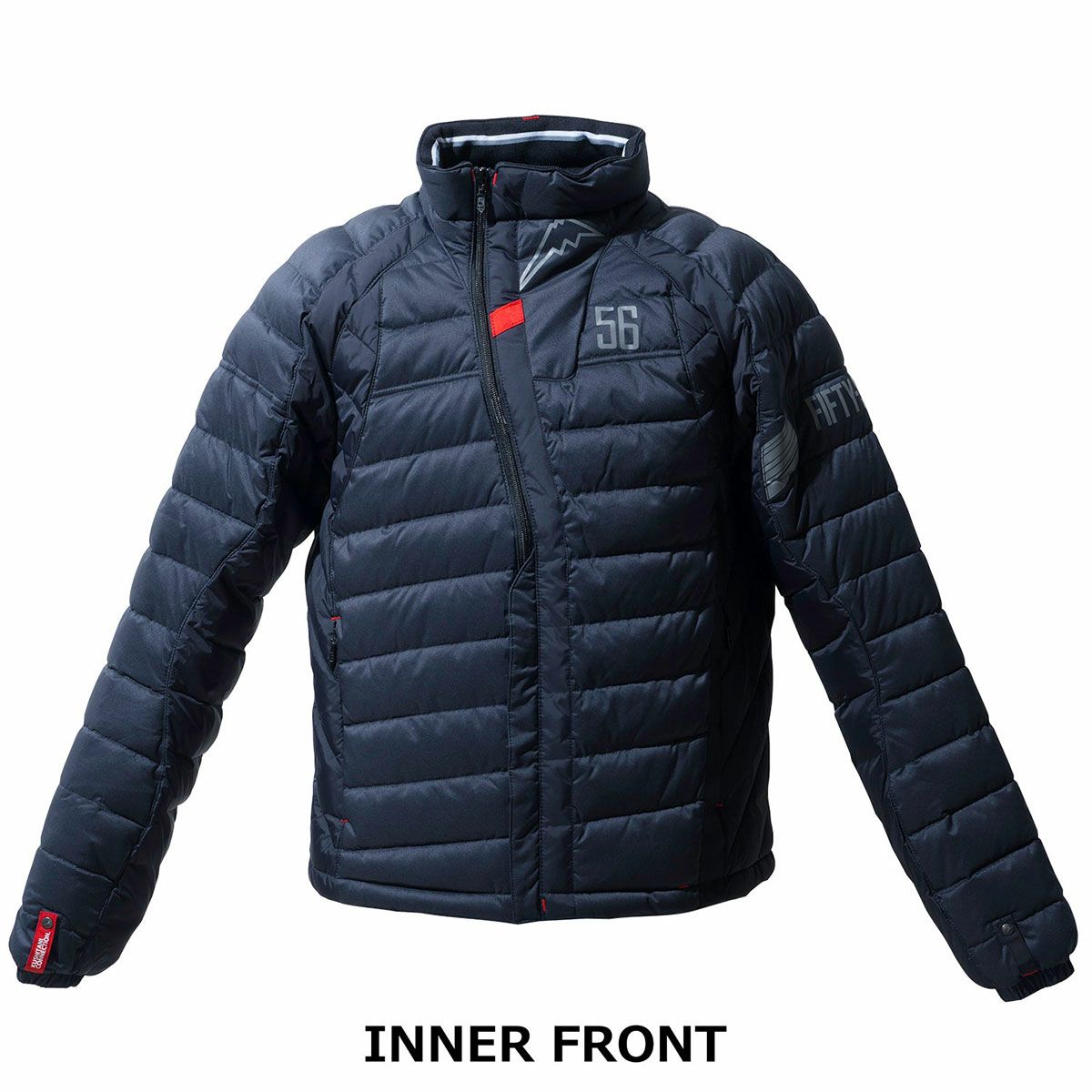 56design｜ウィンター アクシス ジャケット 24｜ファブリック｜ブラック×ブルー