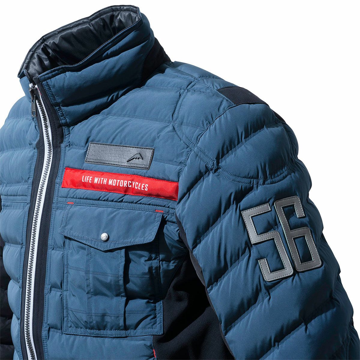 56design｜ウィンター アーバン ライディング ジャケット｜ファブリック｜ブルー