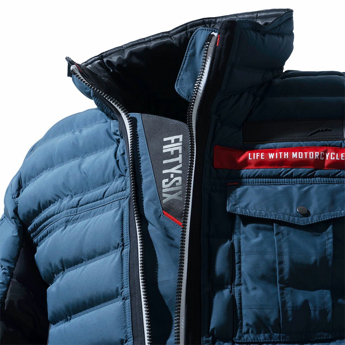 56design｜ウィンター アーバン ライディング ジャケット｜ファブリック｜ブルー