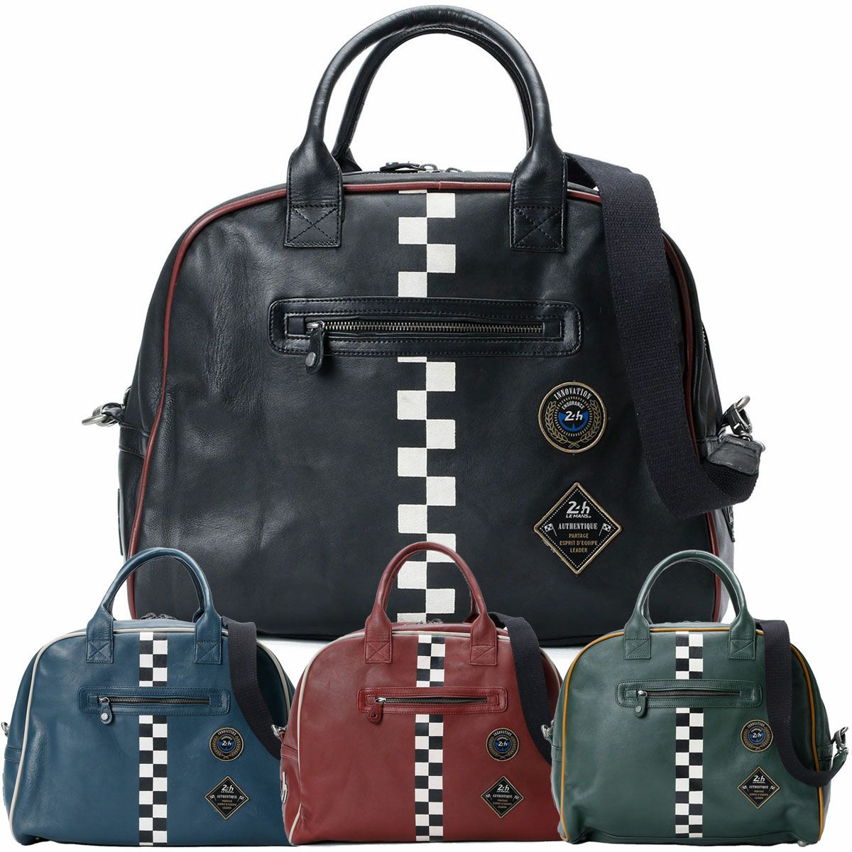 CLASSIC LEGEND MOTORS｜Le Mans 24h MICK ヘルメット レザーバッグ｜ボストンバッグ