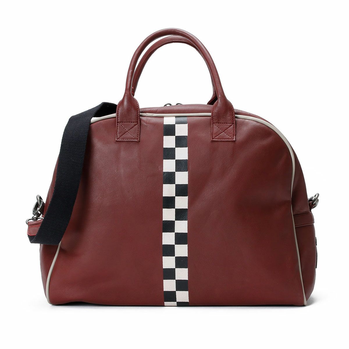 CLASSIC LEGEND MOTORS｜Le Mans 24h MICK ヘルメット レザーバッグ｜ボストンバッグ｜ダークレッド