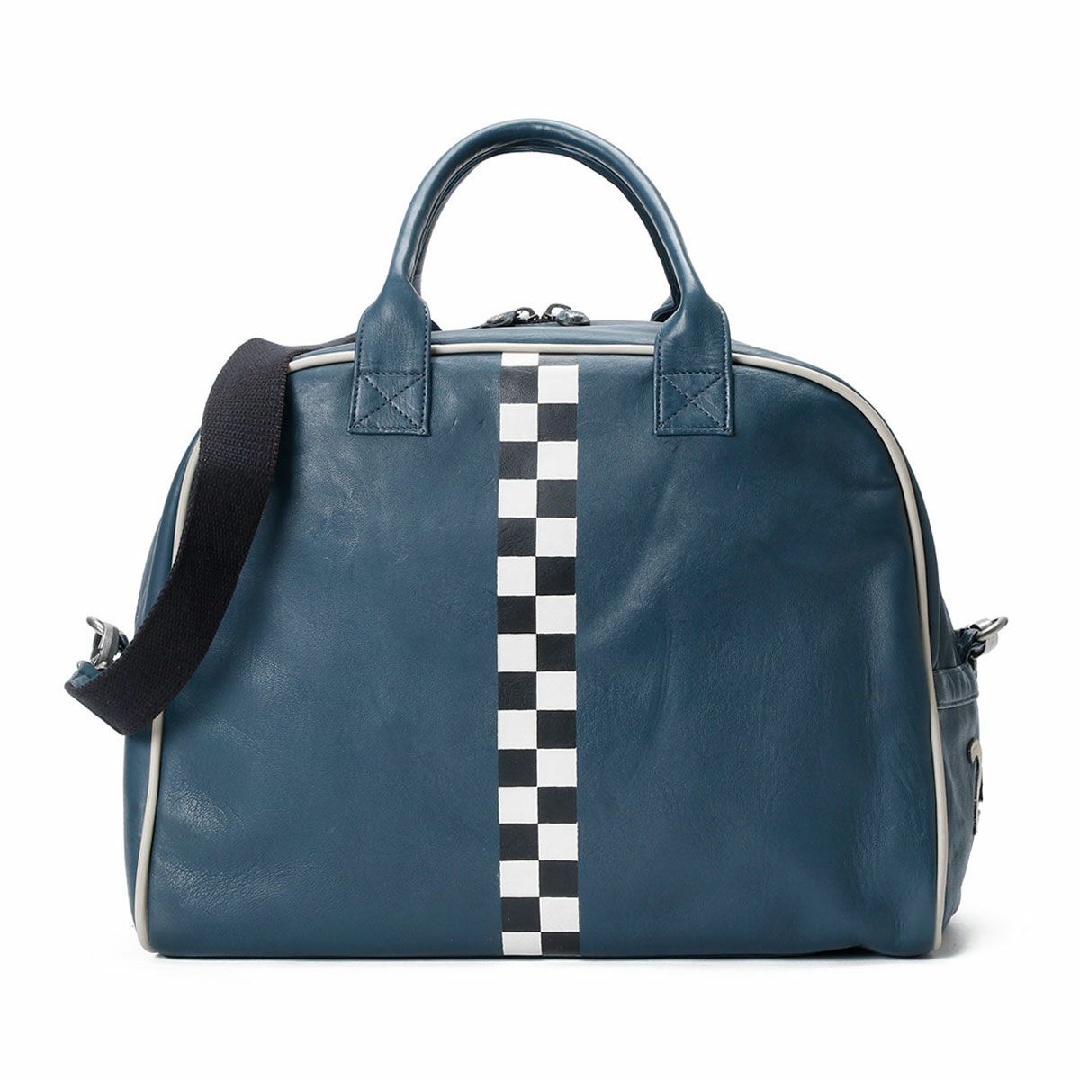 CLASSIC LEGEND MOTORS｜Le Mans 24h MICK ヘルメット レザーバッグ｜ボストンバッグ｜ロイヤルブルー